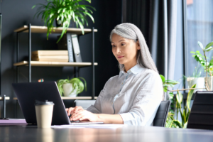 A successful woman searching for a wealth advisor she can trust